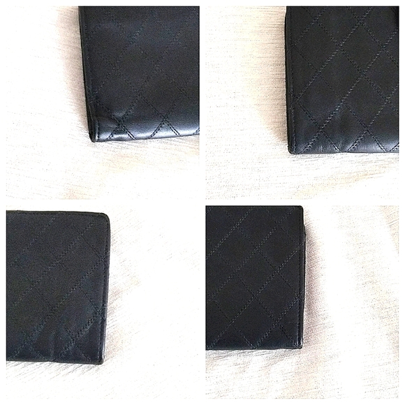Chanel Lambskin Diamond Stitched French Wallet Black - Picture 11 of 11